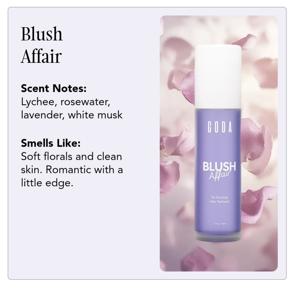 GODA Hair Perfume Blush Affair 1.7fl Oz